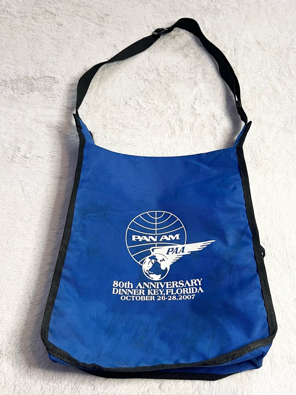Vintage Pan Am Airlines Convention Tote Bag - Rare Find for Aviation Collectors!